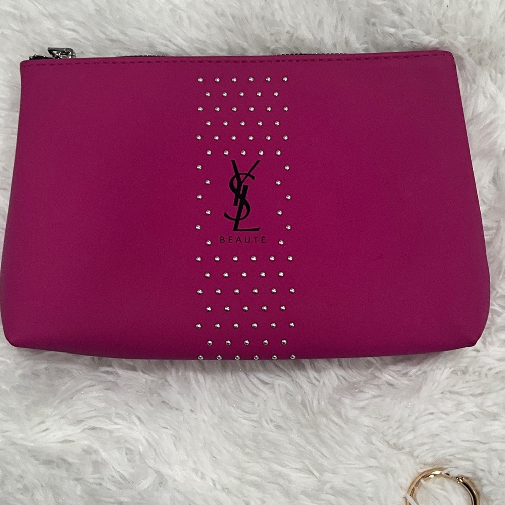 Yves Saint Laurent Fuchsia Cosmetic Bag - Picture 2 of 7